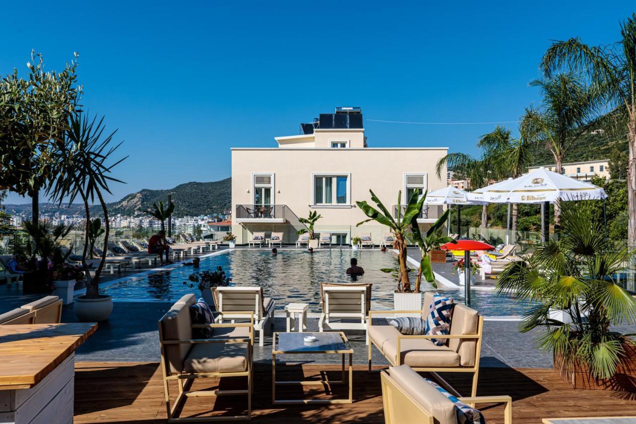 Le Palazzine Hotel Влёра Экстерьер фото